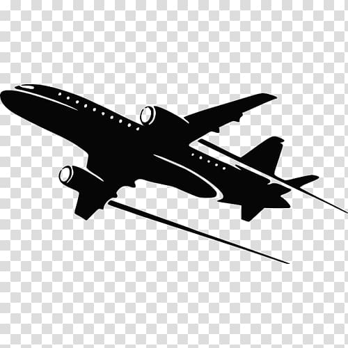 Airplane Aircraft Sticker Flight, airplane transparent background PNG clipart