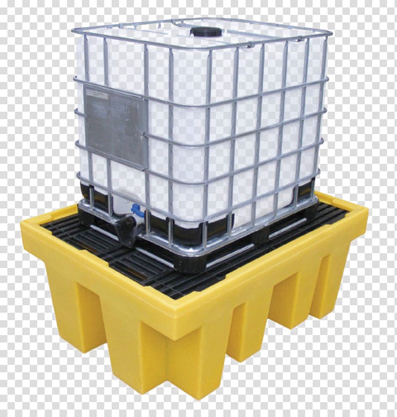 Intermediate bulk container Bunding Spill pallet Drum Spill containment, drum transparent background PNG clipart