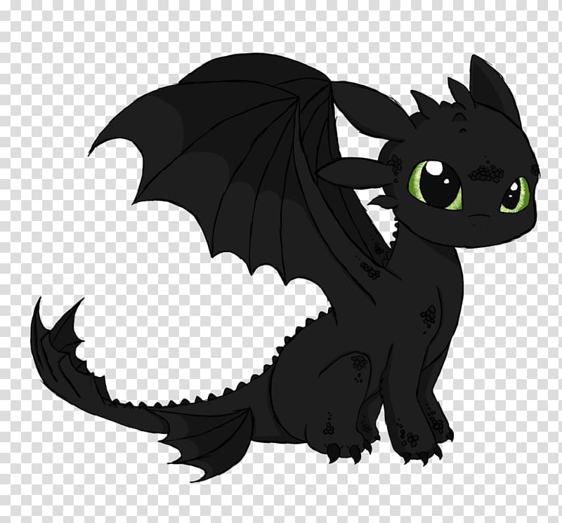toothless dragon sitting drawing