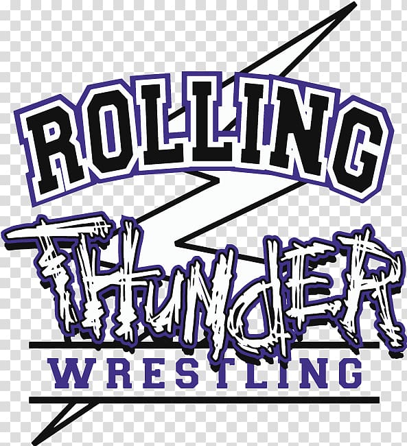 New Ulm Collegiate wrestling Rolling Thunder Logo, purple thunder transparent background PNG clipart