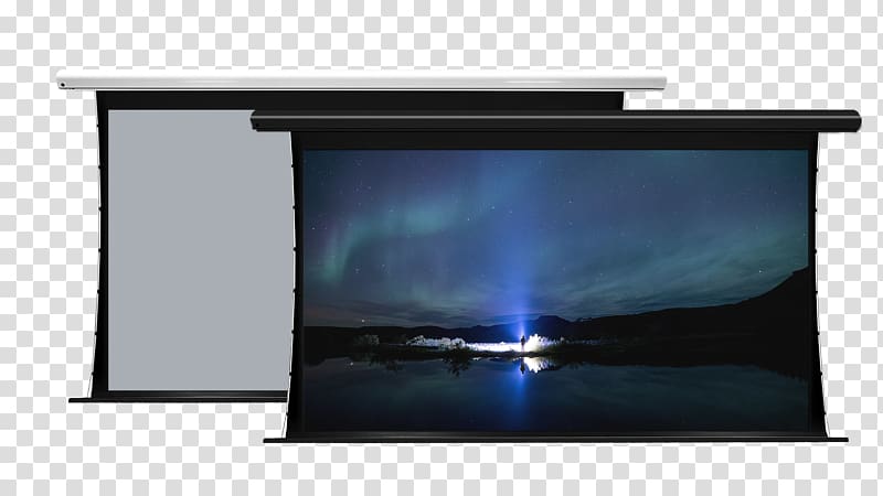Projection Screens Computer Monitors LED-backlit LCD Laptop Electronic visual display, cinema screen transparent background PNG clipart