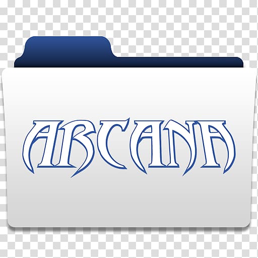 blue area text brand, Arcana transparent background PNG clipart