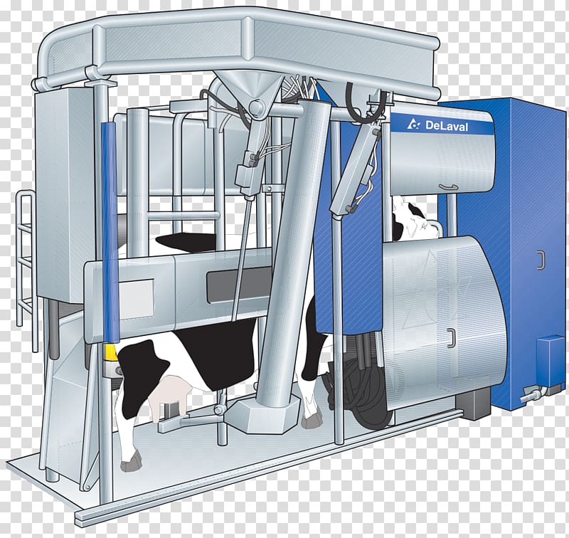 Automatic milking Machine Cattle, milk transparent background PNG clipart