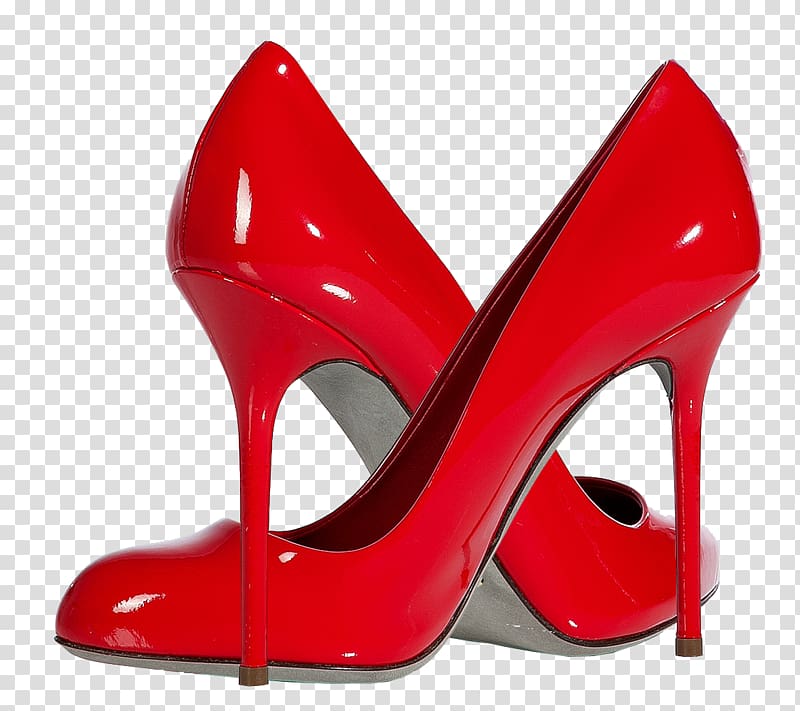 Stiletto heel High-heeled footwear Red Court shoe, louboutin transparent background PNG clipart
