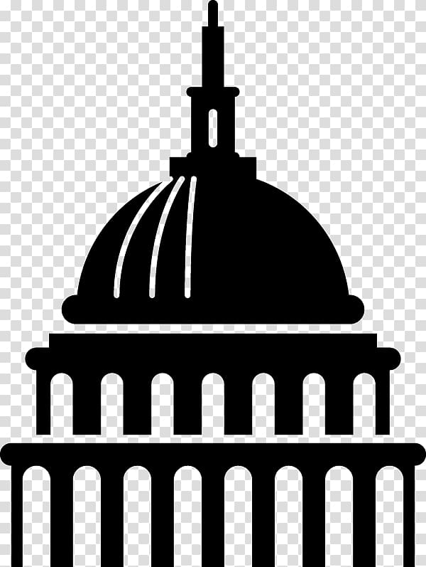 black building illustration, United States Capitol dome Building United States Congress Computer Icons, government transparent background PNG clipart