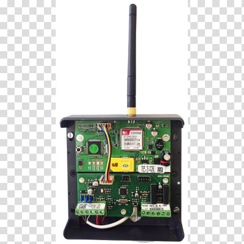 SMS GSM Alarm device Intrusion detection system Computer, Control room transparent background PNG clipart