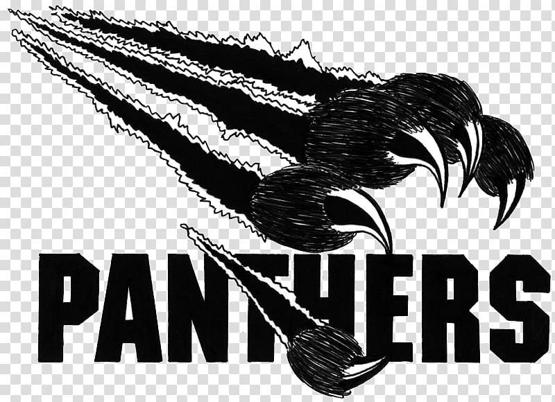 Panthers logo illustration, Thonon-les-Bains Thonon Black Panthers Carolina Panthers European Football League American football, Black Panther Logo transparent background PNG clipart