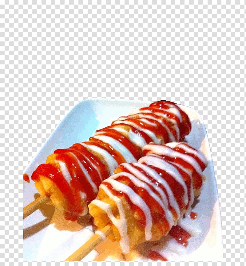 Hot dog Street food Corn dog French fries Balut, ID transparent background PNG clipart