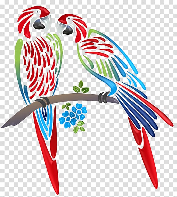 Bird Parrot Silhouette, parrot illustration transparent background PNG clipart
