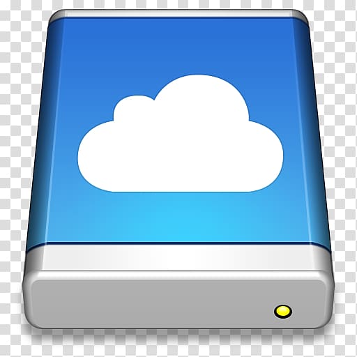 white and blue cloud digital illustration, computer accessory multimedia font, IDesk Blue transparent background PNG clipart