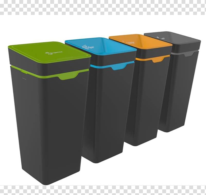 Recycling bin Rubbish Bins & Waste Paper Baskets Plastic, simple and stylish transparent background PNG clipart