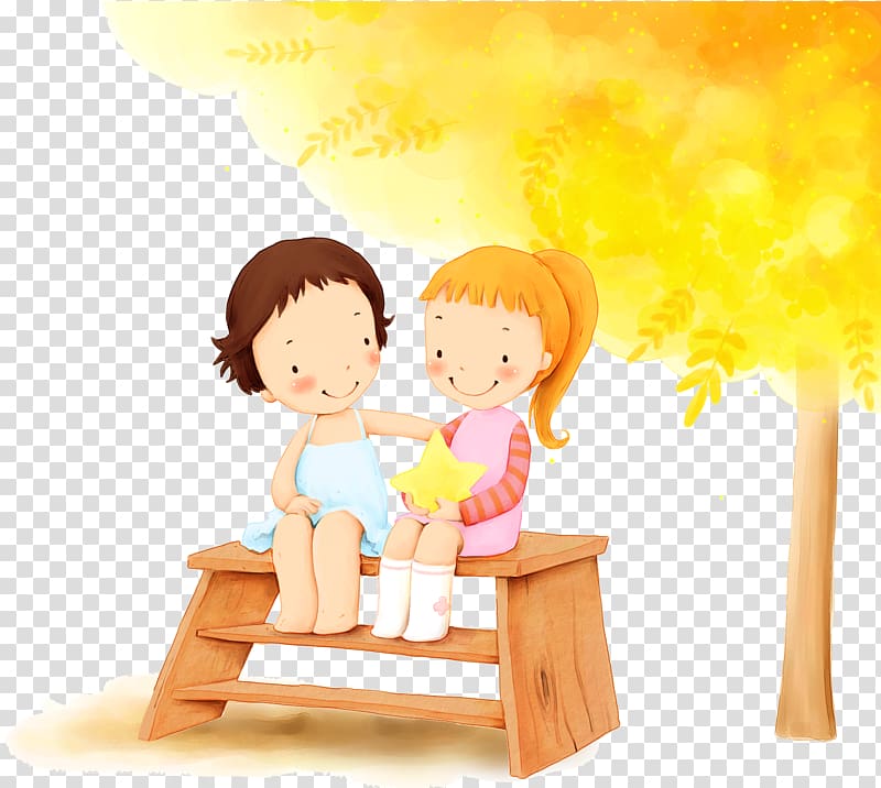 Happiness Akhir pekan Blessing Wish Week, Children\'s cartoon wooden stool transparent background PNG clipart