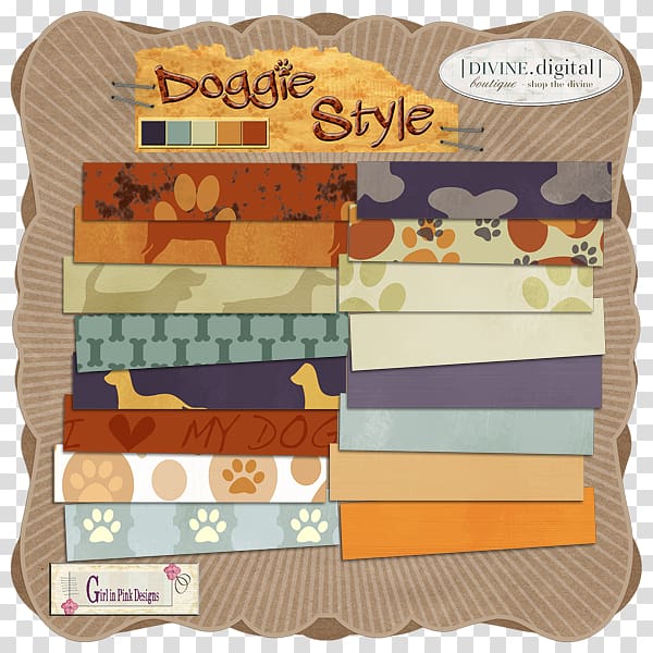 Textile, Doggy style transparent background PNG clipart