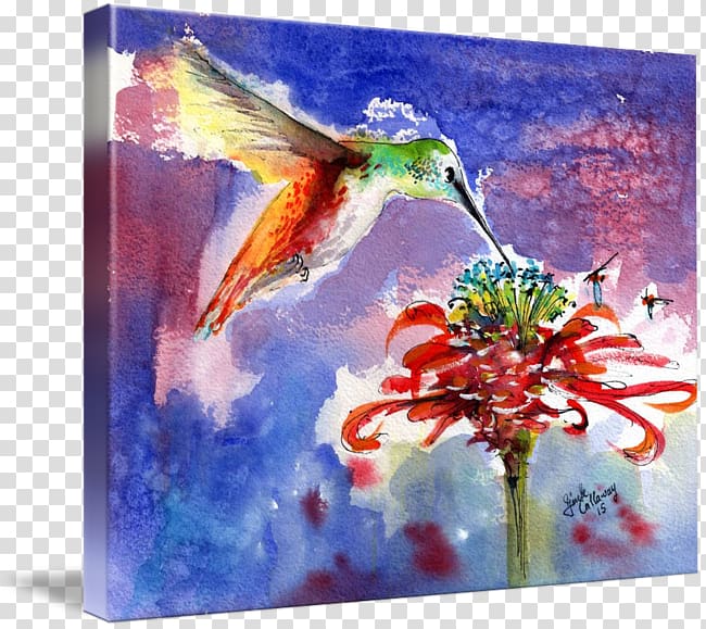 Watercolor painting Art museum, flower watercolour transparent background PNG clipart