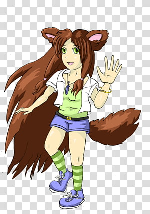 Mammal Legendary creature Anime Fiction, Anime transparent background PNG clipart thumbnail