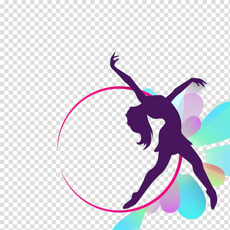 woman dancing illustration, Competitive dance Woman Poster, Yoga transparent background PNG clipart