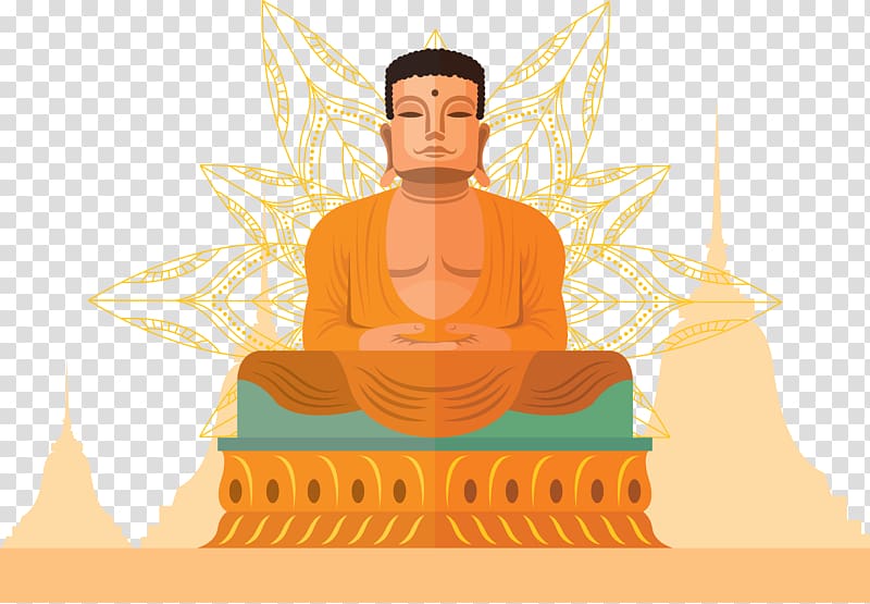 Buddhism Meditation Illustration, Meditation Buddha transparent background PNG clipart