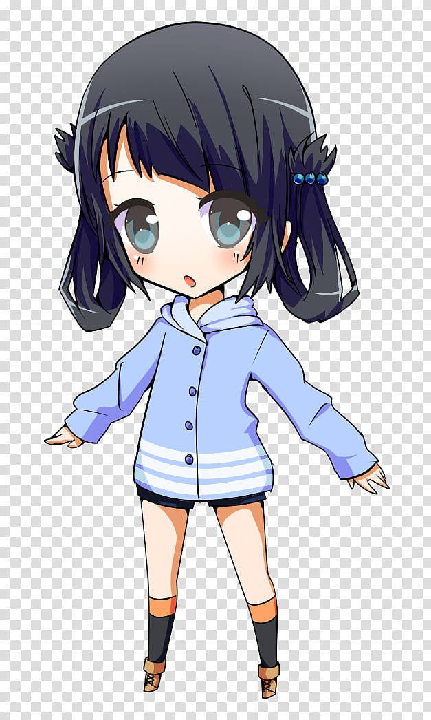 Miuna Shiodome Chibi Mangaka Drawing Anime, Chibi transparent background PNG clipart