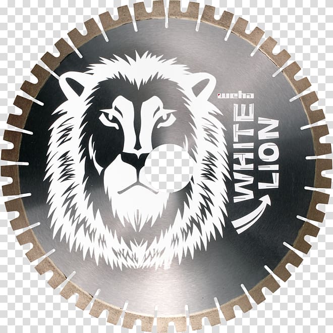 Diamond blade Saw Cutting Lion, lion transparent background PNG clipart