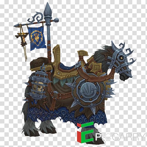 World of Warcraft: Battle for Azeroth World of Warcraft: Legion Saddle Raid YouTube, steed transparent background PNG clipart