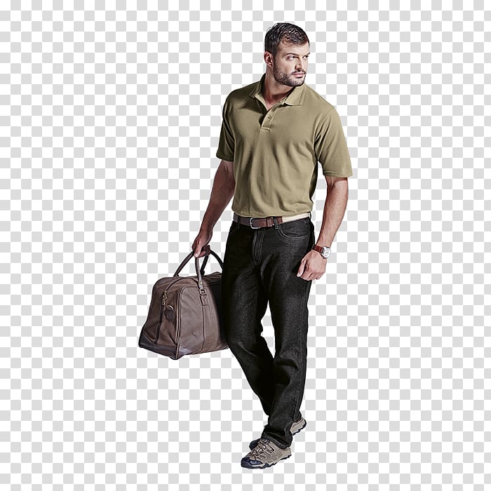 Polo shirt Piqué Sleeve Handbag, polo shirt transparent background PNG clipart