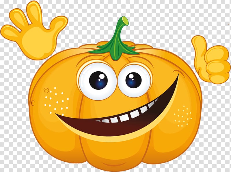 Pumpkin Smile, Smiling Pumpkin transparent background PNG clipart