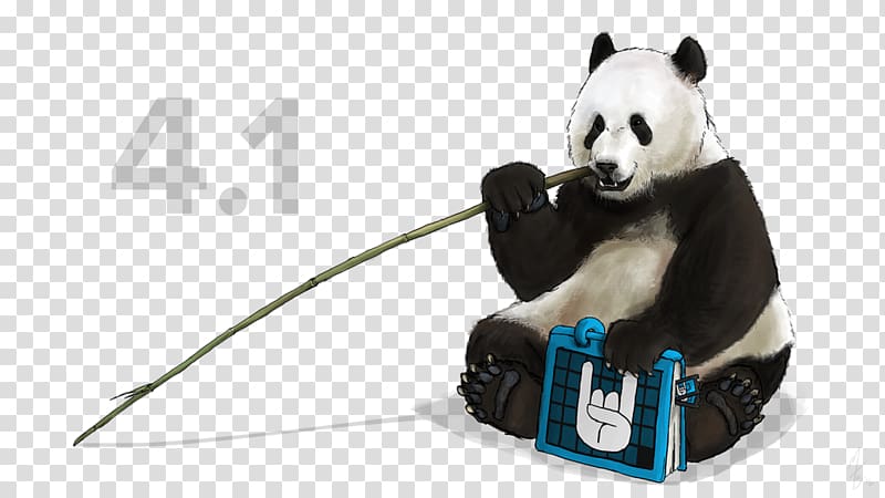 Giant panda Snout Ailuropoda, Panada transparent background PNG clipart