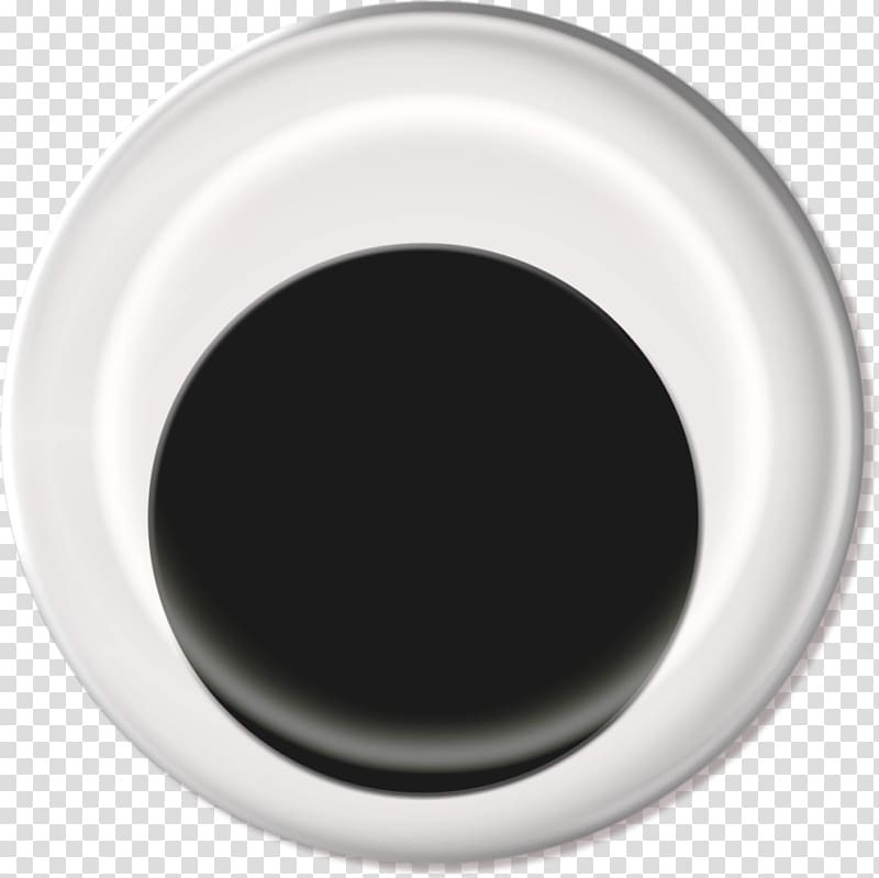 round white and black logo illustration, Googly eyes Circle, Eye transparent background PNG clipart