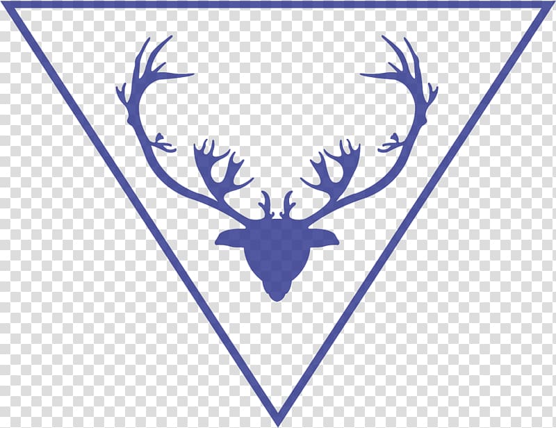 Reindeer Antler , Blue Christmas antlers tag transparent background PNG clipart