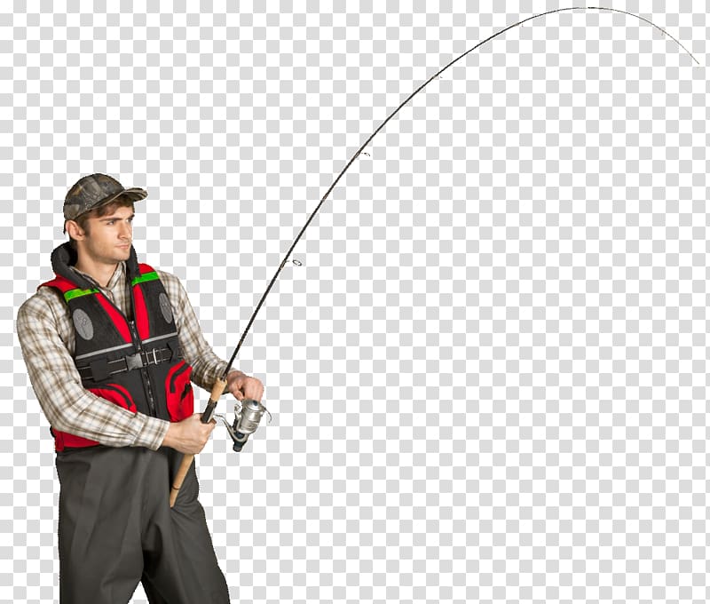 Fishing Rods Casting Headgear, Fisher man transparent background PNG clipart