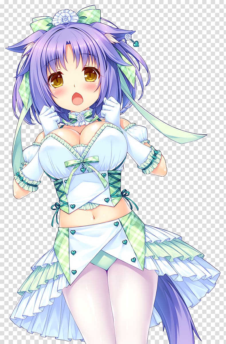 Nekopara Anime Cat Dakimakura, Anime transparent background PNG clipart