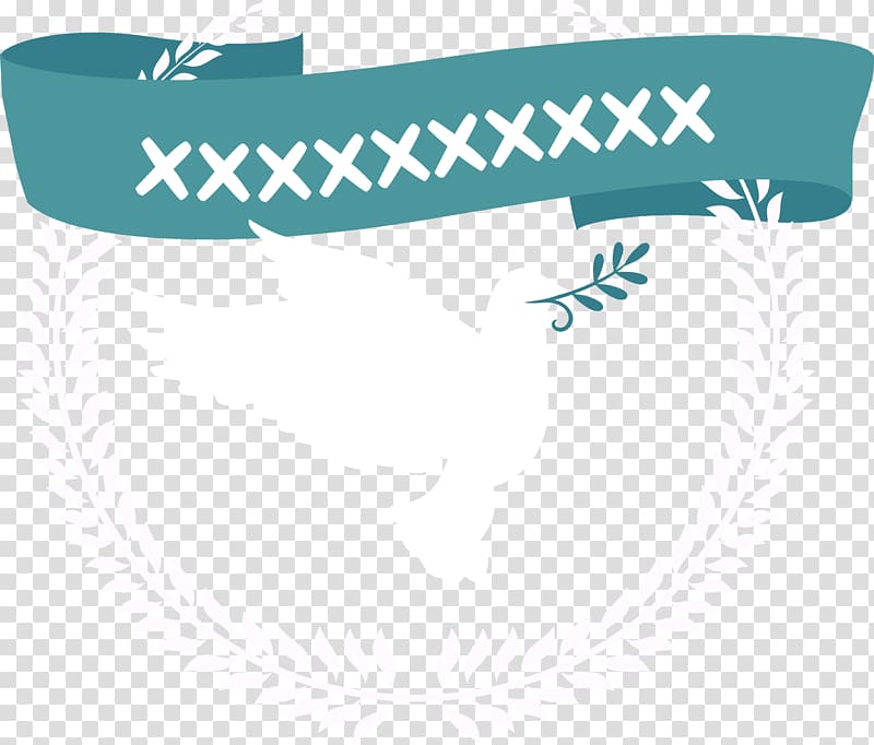 Pigeons and doves Blue Peace Poster Doves as symbols, The blue ribbon dove label transparent background PNG clipart