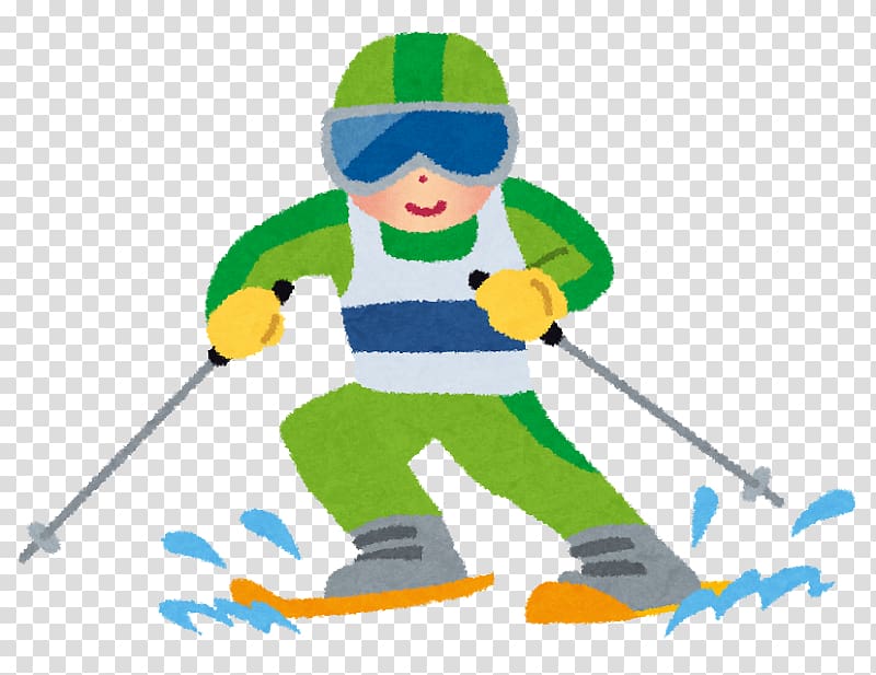 2018 Winter Olympics Alpine skiing Mogul skiing Freestyle skiing, skiing transparent background PNG clipart