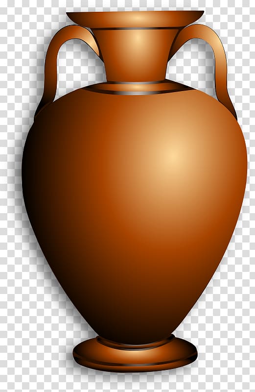 Amphora Pottery , inner shadow transparent background PNG clipart