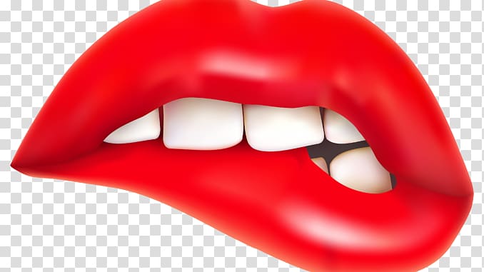 Emoji Emoticon Sticker Flirting Text messaging, rosy lips and pretty white teeth transparent background PNG clipart
