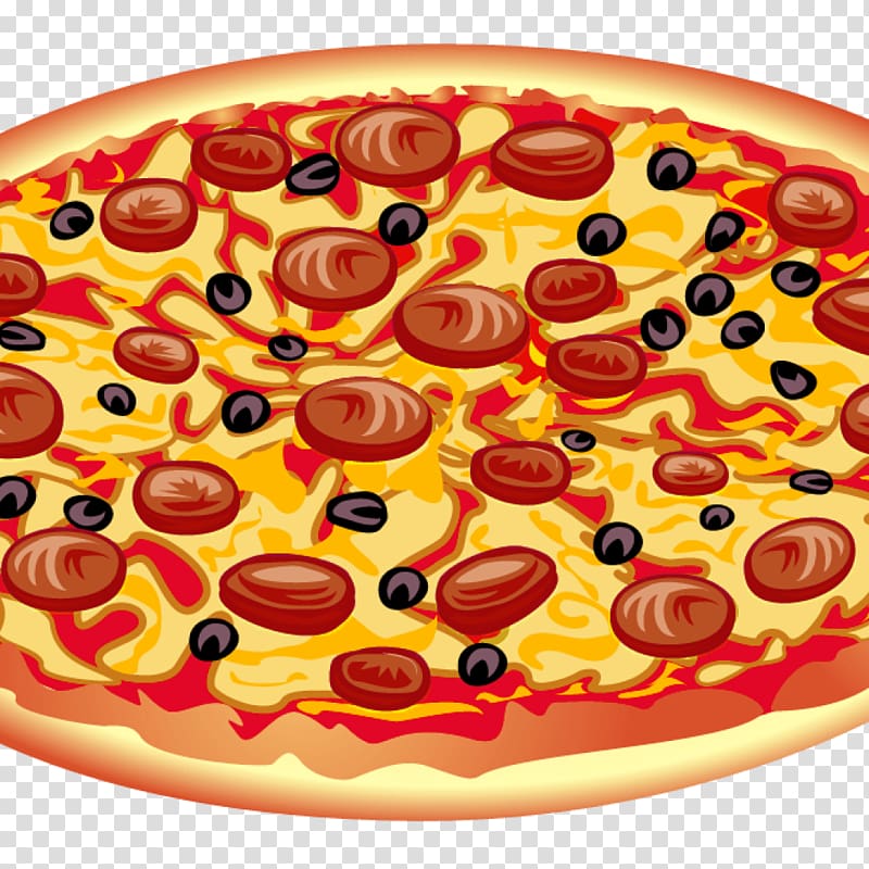New York-style pizza Pepperoni Sicilian pizza, pizza transparent background PNG clipart