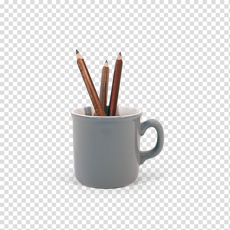 Coffee cup Ceramic, Pencil cup transparent background PNG clipart