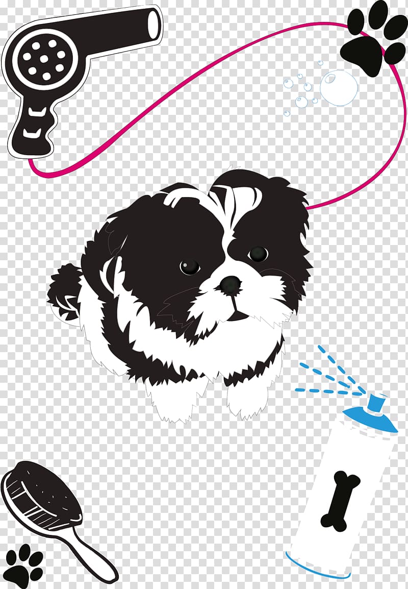 Dog grooming Puppy Beauty Parlour, Pet Dog transparent background PNG clipart