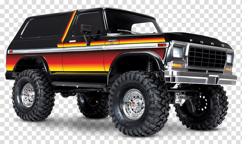 Ford Bronco Radio-controlled car Traxxas TRX-4 Scale And Trail Crawler Ford Ranger, car transparent background PNG clipart