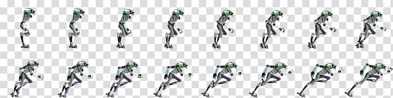 2D Robot Character Sprites