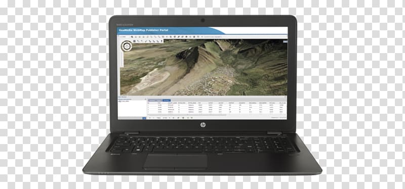Laptop HP ZBook Intel Core i7 Workstation Solid-state drive, hewlett-packard transparent background PNG clipart