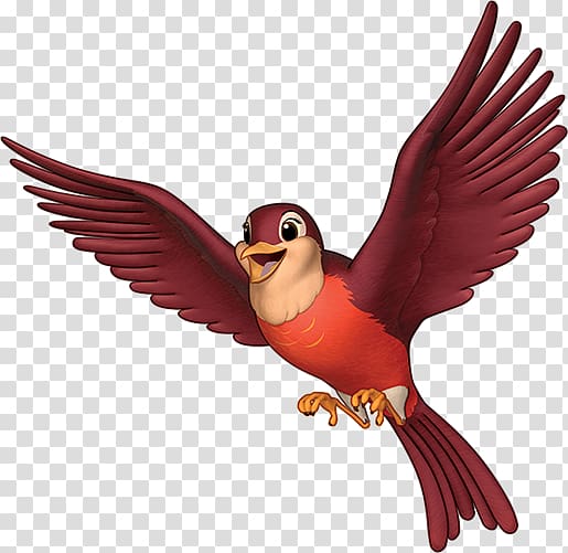 maroon and red bird animation, Princess Amber Queen Miranda , Princess Sophia transparent background PNG clipart