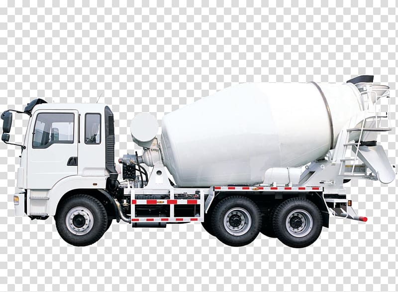 white cement mixer truck, Cement Mixers Concrete pump Truck Ready-mix concrete, Mixer transparent background PNG clipart