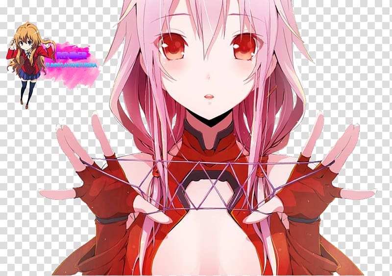 Inori Yuzuriha Shu Ouma Anime Wig Cosplay, guilty crown transparent background PNG clipart