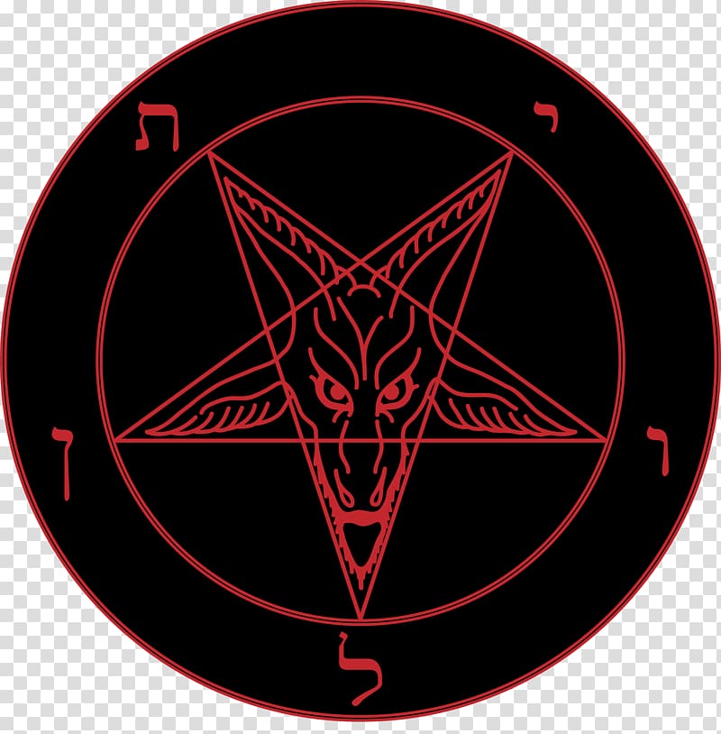 round black and red board, Church of Satan The Satanic Bible The Devil\'s Notebook Lucifer Satanism, Satanic transparent background PNG clipart
