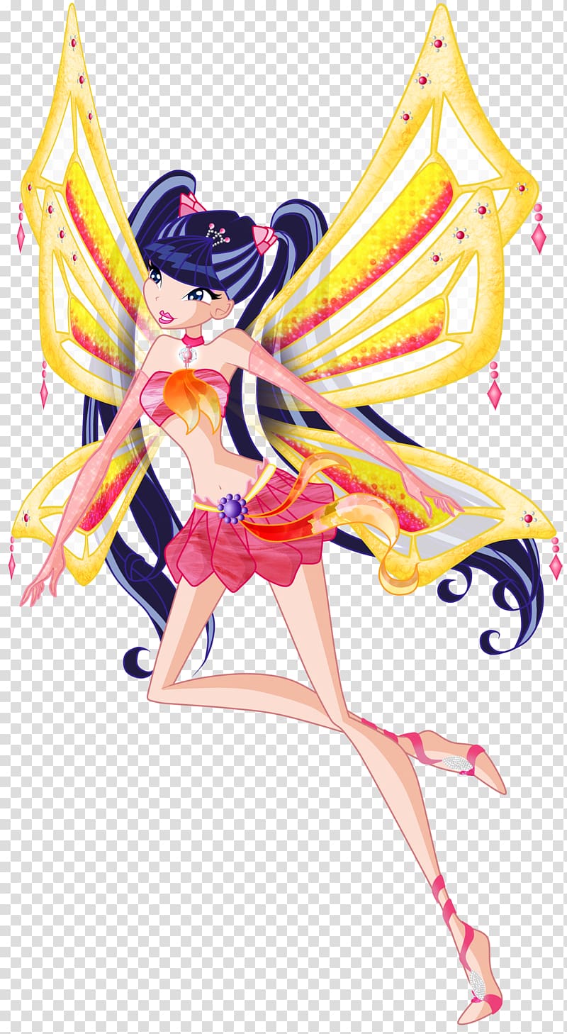 Illustration Drawing Figurine Ahsoka Tano, enchantix winx transparent background PNG clipart