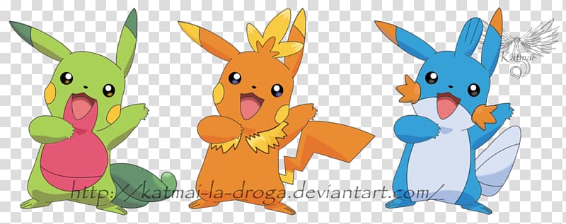 Pokémon Pikachu Charmander Kanto Generazione, pokemon transparent background PNG clipart