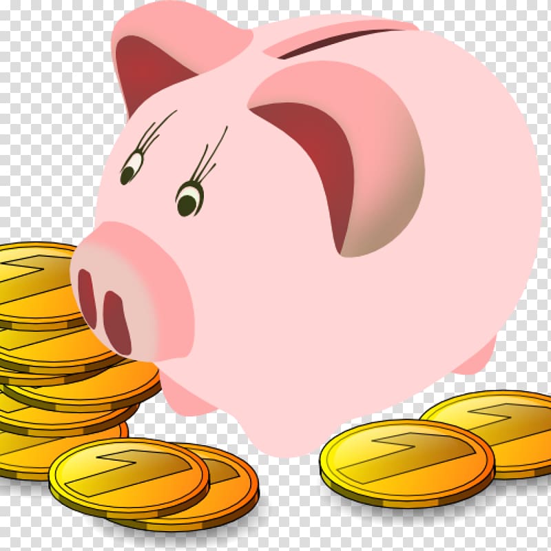 Saving Money Piggy bank Budget, bank transparent background PNG clipart