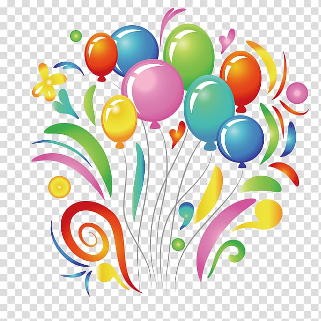 Happy Birthday to You Balloon , Balloons transparent background PNG clipart