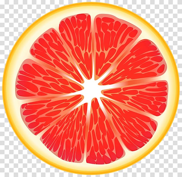 Blood orange Grapefruit juice Mandarin orange Valencia orange, orange slice transparent background PNG clipart